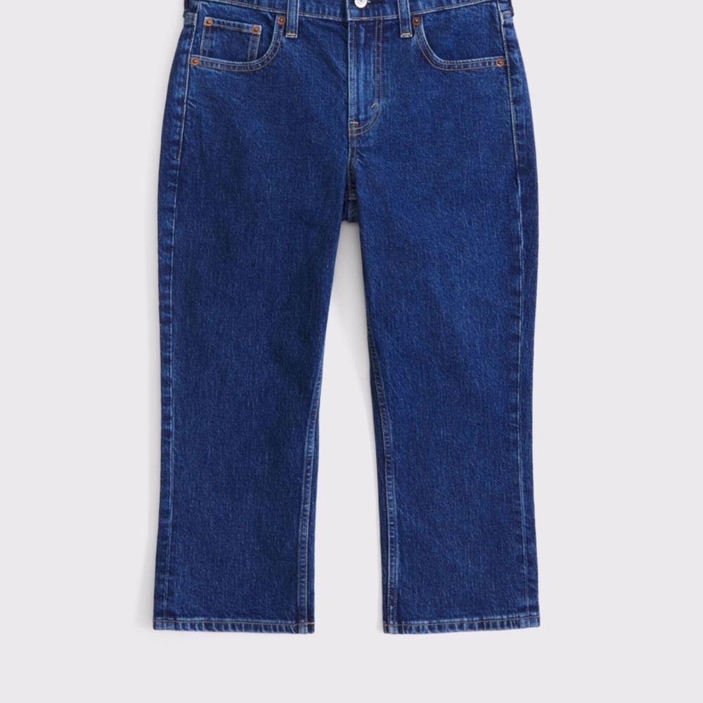 Abercrombie & Fitch Womens Mid Rise Capri
